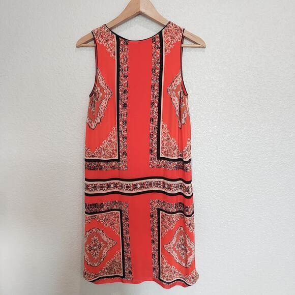 Maeve Orange Silk Sleeveless Shift Dress Size 0 - Picture 1 of 10